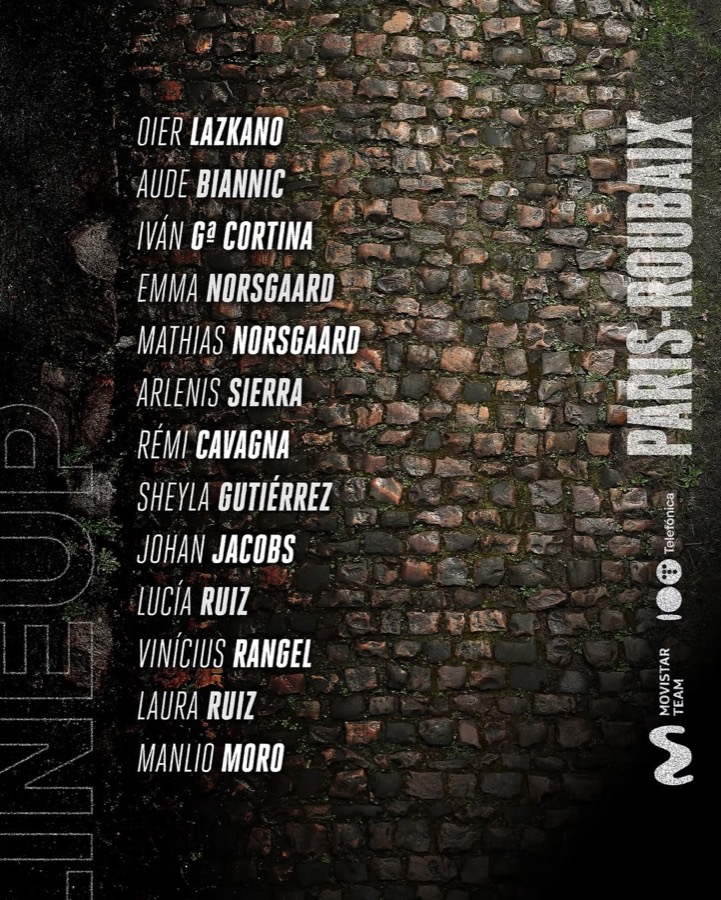 Paris-Roubaix line-ups