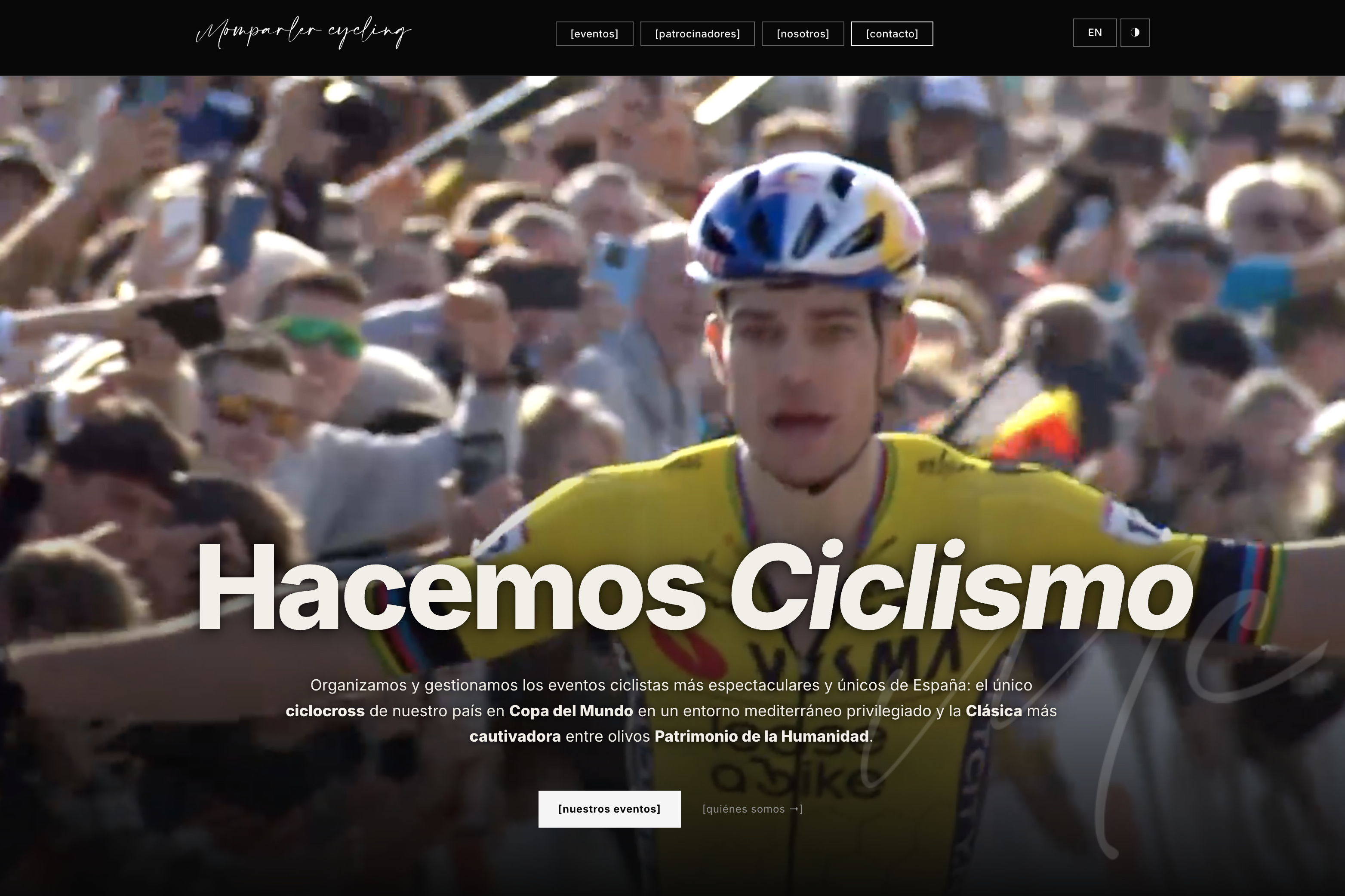 Momparler Cycling corporate website