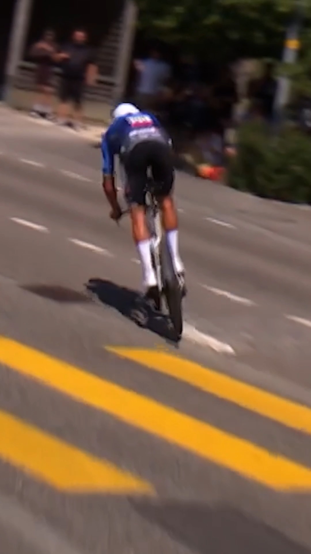 Mathieu van der Poel during a time trial